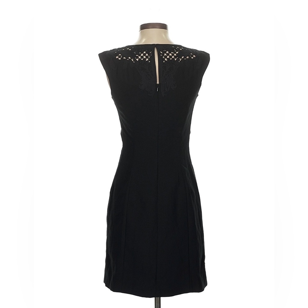 Etcetera Black Lace Detail Midi classy little black dress size 00 - Picture 2 of 5